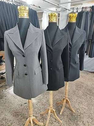 Diba Model Coat and Pants, Super Fiona Fabric