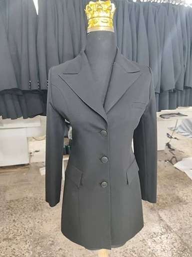 Diba Model Coat and Pants, Super Fiona Fabric