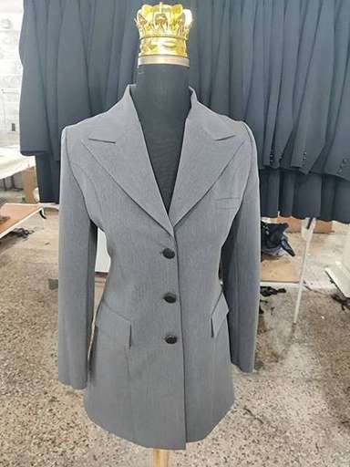 Diba Model Coat and Pants, Super Fiona Fabric