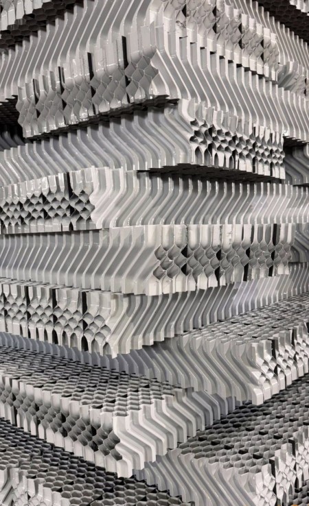 Cooling tower packing,, honeycomb droplet