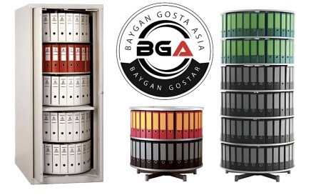 Movable rail filing cabinet