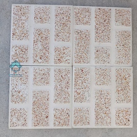 موزاییک حیاطی آجرنما قرمز – نمای متفاوت و زیبا