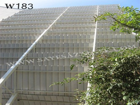 سفارش سایبان و دیوار کرکره‌ای UPVC مدرن