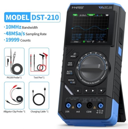اسیلوسکوپ و مولتی متر FNIRSI DST-210