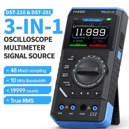 اسیلوسکوپ و مولتی متر FNIRSI DST-210