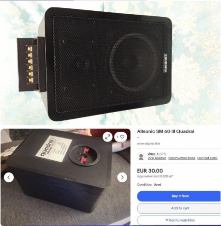 German QuadRal Professional Speaker and RTO Subwoofer Filter