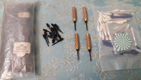 Set 6 Professional Dart Darts and Dart Fabric