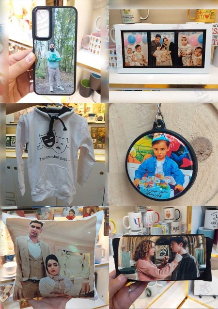 چاپ لیوان ماگ حرارتی تیشرت پازل فرش جاکلیدی پیکسل