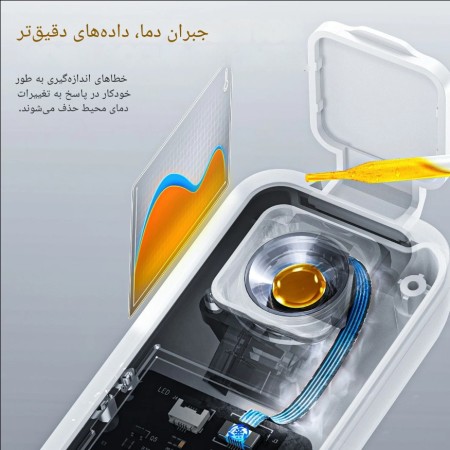 رفرکتومتر FNIRSI JBM-20 کنترل کیفیت آبمیوه، عسل و شربت