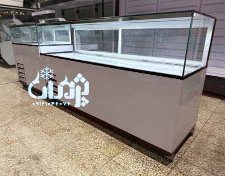 یخچال شو کیک   یخچال کافی شاپی یخچال شوکیک فرانسوی