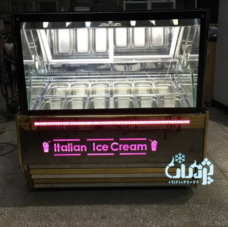 تاپینگ بستنی   یخچال بستنی