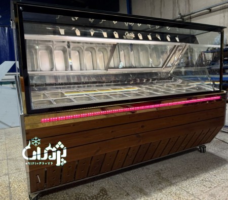 تاپینگ بستنی   یخچال بستنی