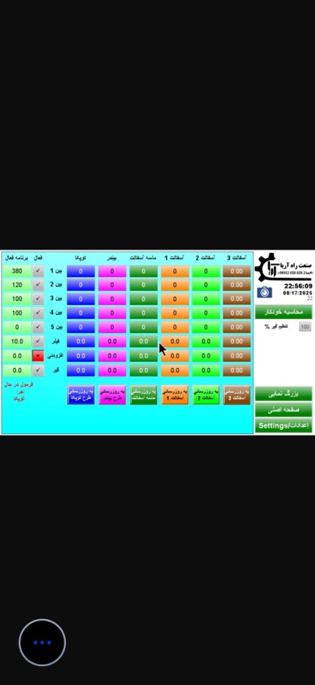 فروش سیستم توزین کارخانه آسفالت و بتن آماده