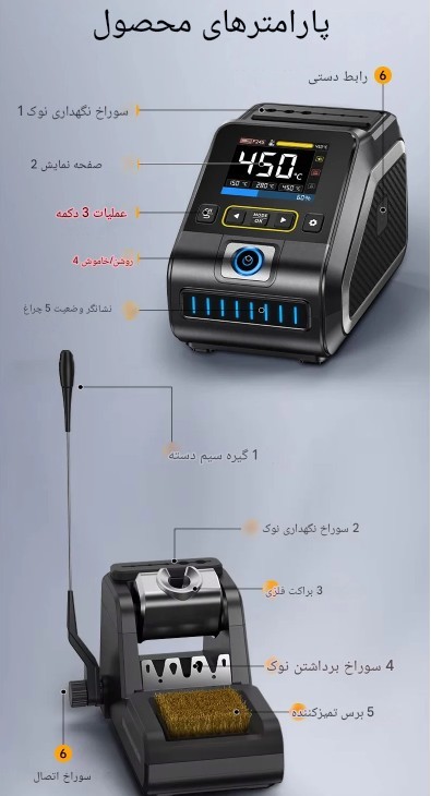 هویه هوشمند FNIRSI DWS-200 (پکیج F210-3 Tips)