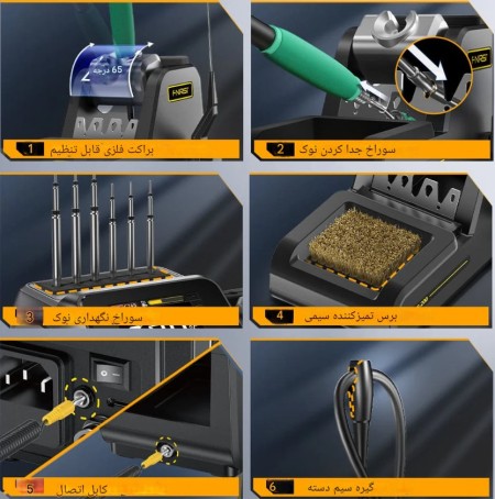 هویه هوشمند FNIRSI DWS-200 (پکیج F210-3 Tips)