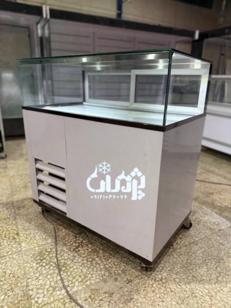 یخچال شو کیک   یخچال کافی شاپی یخچال شوکیک فرانسوی