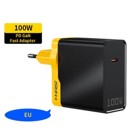 شارژر رومیزی 100 وات FNIRSI با پورت‌های USB-C و USB-A