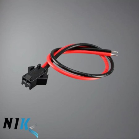 کانکتور SM بین راهی 2 پین مادگی سیم دار 15 سانتی