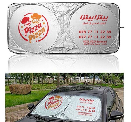 Car sunscreen production, instant printing of car sunshine