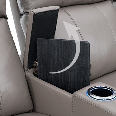 Leather home theater chair