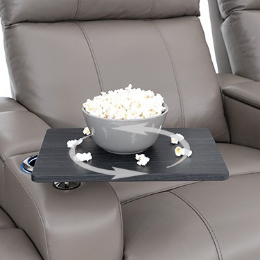 Leather home theater chair