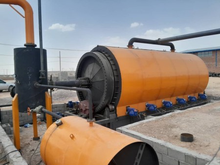 Tires and plastic recycling machine to diesel 09128720152