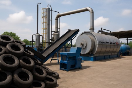 Tires and plastic recycling machine to diesel 09128720152