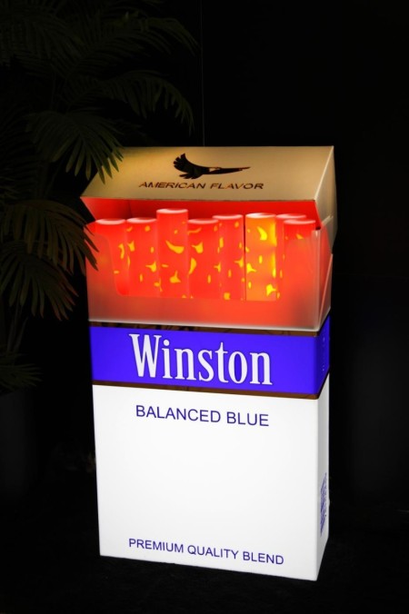 ماکت پاکت سیگار وینستون