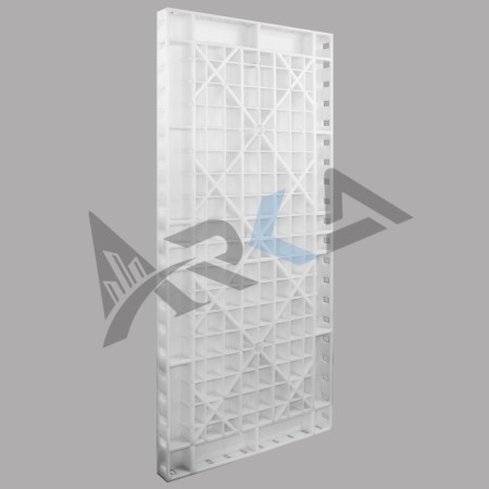 Concrete plastic mold (polymer bed)