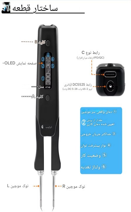 هویه پنس دیجیتال SEQURE HT140