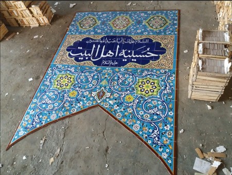 کاشی هفت‌رنگ سنتی مسجدی | خرید مستقیم از تولیدی کاشی‌کاری ایرانی