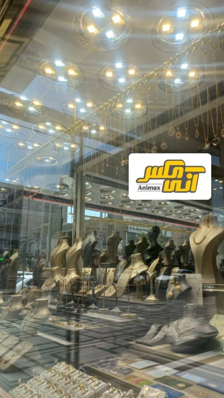 Golden Showcase and Jewelry Three Pixels 90 Watts Asram