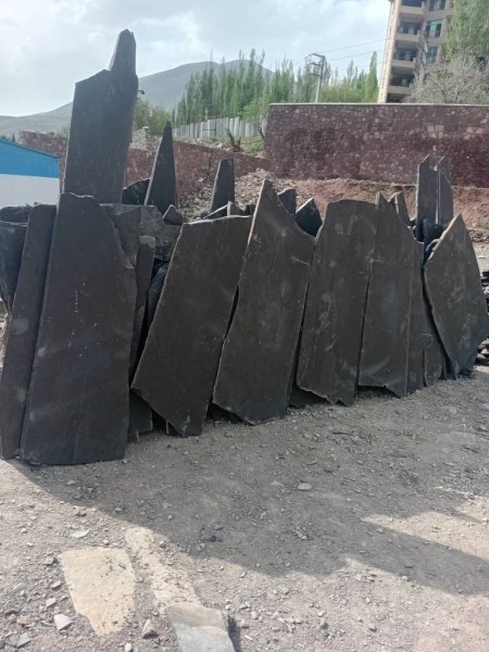 فروش سنگ ورقه ای مشکی میگون