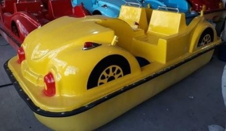 Fiberglass car design pedal boat