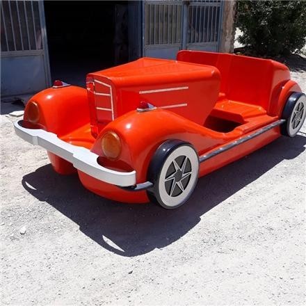 Fiberglass car design pedal boat