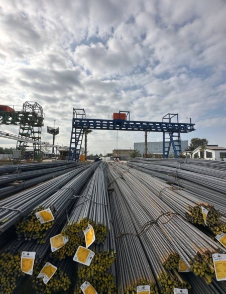 Rebar and other sections of installments