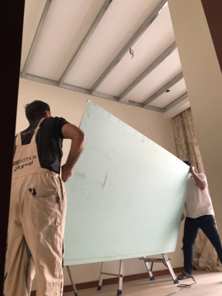 Acoustic insulation of the roof without destruction