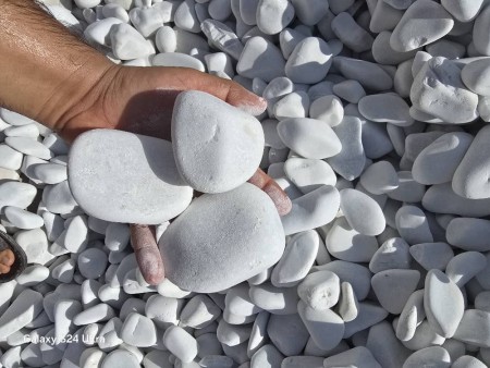 سنگ قلوه‌ای سفید ممتاز