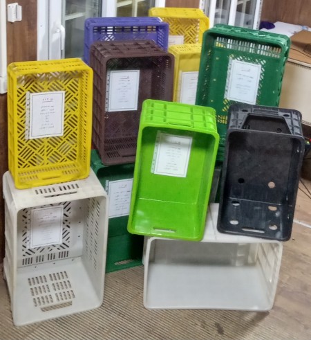 Sales and production of plastic industrial baskets by Qavam Sabed Company