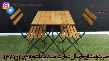 Dining room and folding dining table and chairs