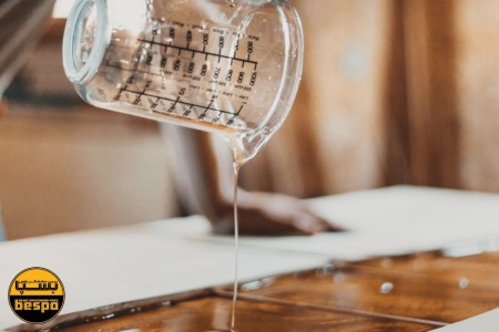 Production of clear and colored stone epoxy