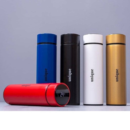 Flask with thermometer printing, promotional gifts