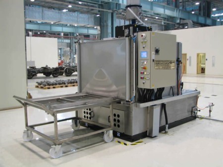 صفرشویی صنعتی قطعات کیفیت، پاکیزگی حرفه‌ای با ارابه ایلقار