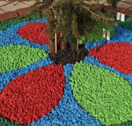 قیمت شن رنگی برای محوطه (عوامل مؤثر بر هزینه‌ها)