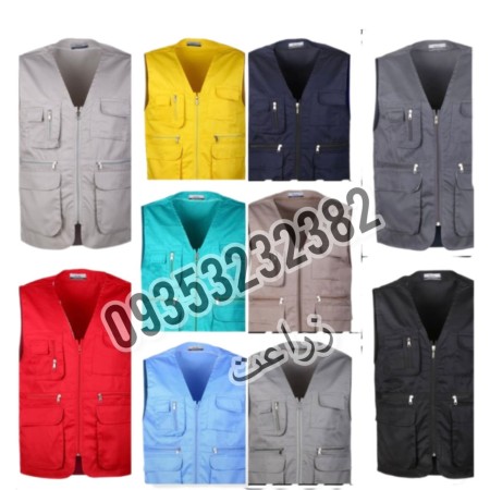 جلیقه خبرنگاری_اتولیدی جلیقه _جلیقه تبلیغاتی_جیلقه ارزان _فروش عمده جلیقه