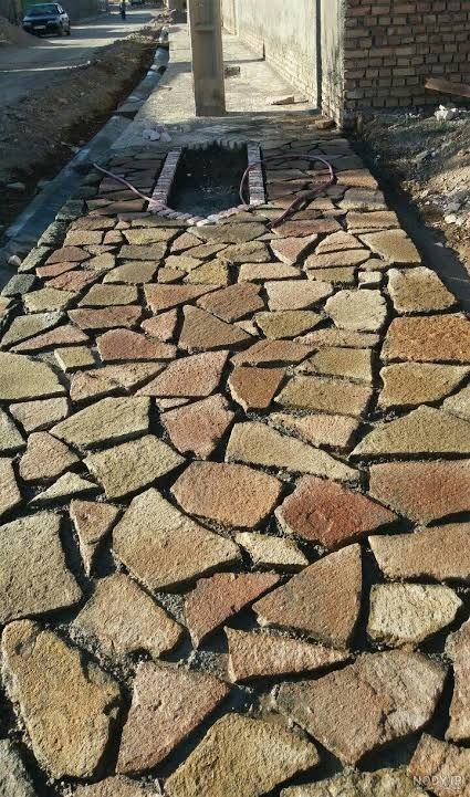 سنگ لاشه دیواری برای دیوارهای حائل و نما