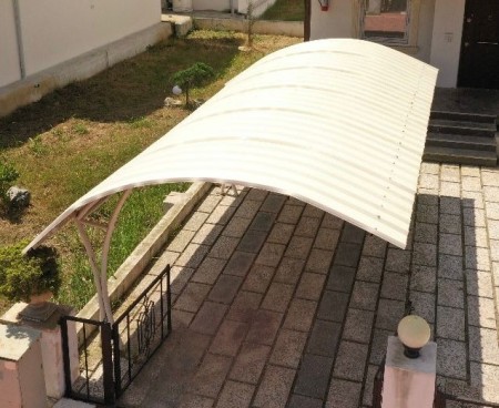 Car Parking Roof and Car Canopy with UPVC and Polycarbonate Sheets