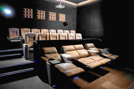 تولید و نصب صندلی‌های سینمای خانگی  R-970