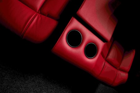 Home Theater with Fully Electric Smart Recliners Deluxe Model