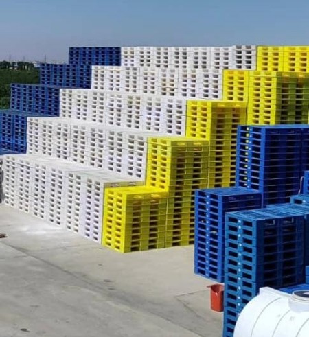 خرید پالت پلاستیکی کاکرده در حد نــو